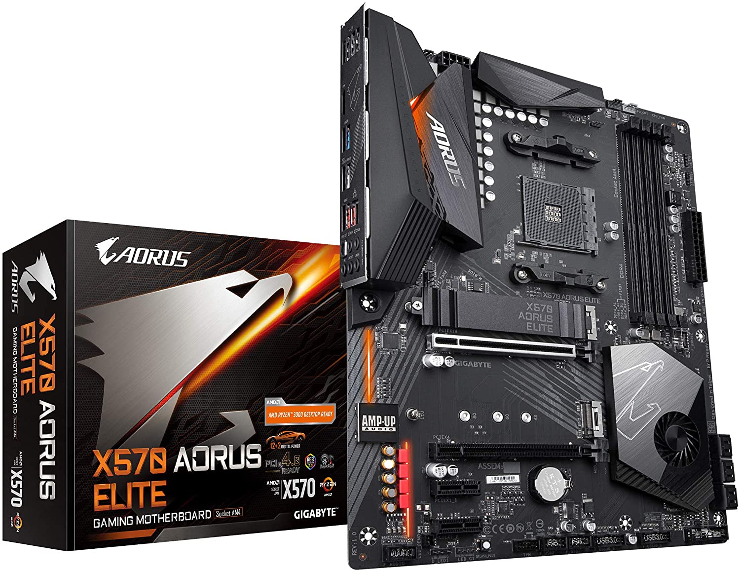 MOTHER BOARD Gigabyte X570 AORUS Elite