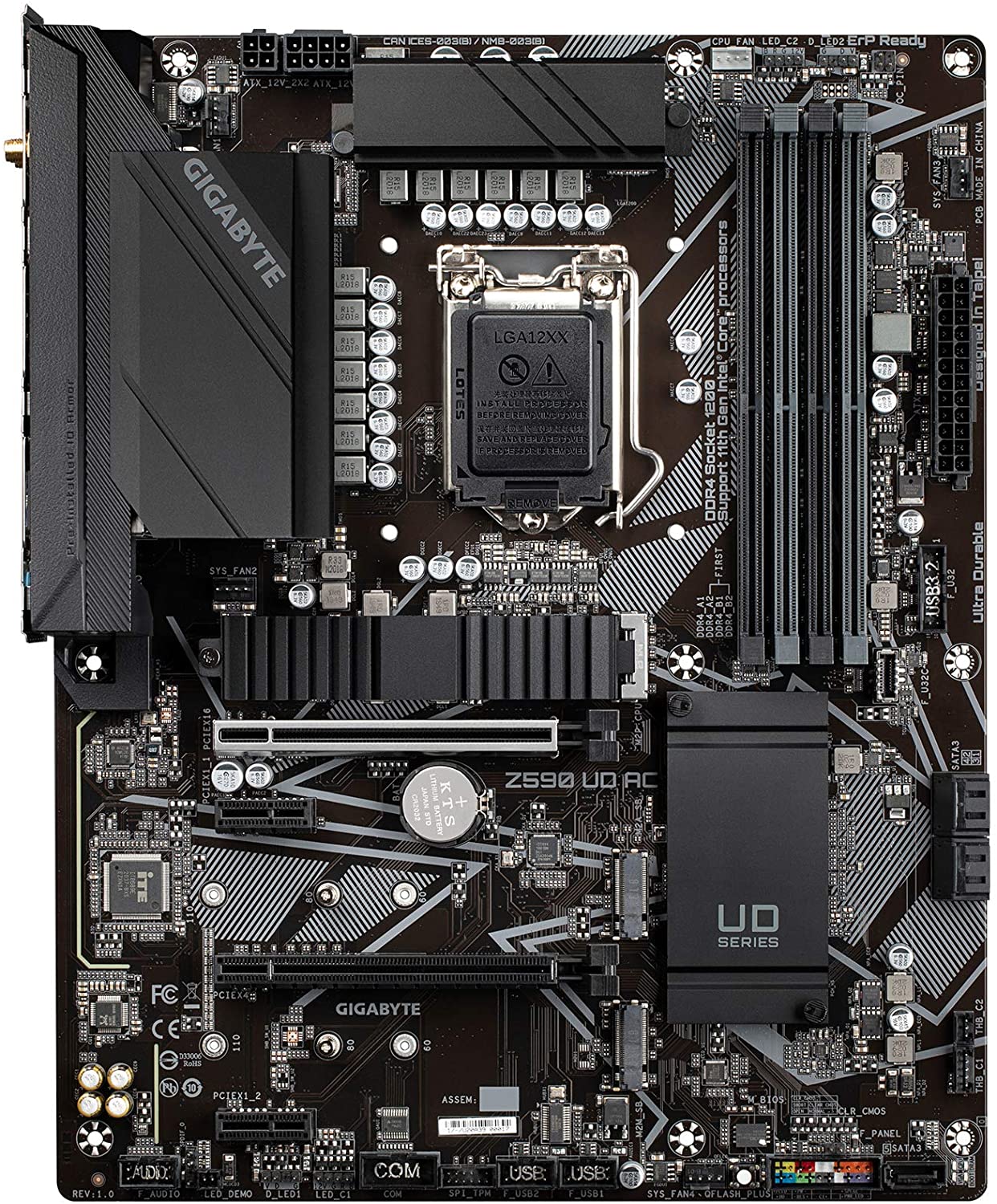 MOTHER BOARD GIGABYTE Z590 UD AC