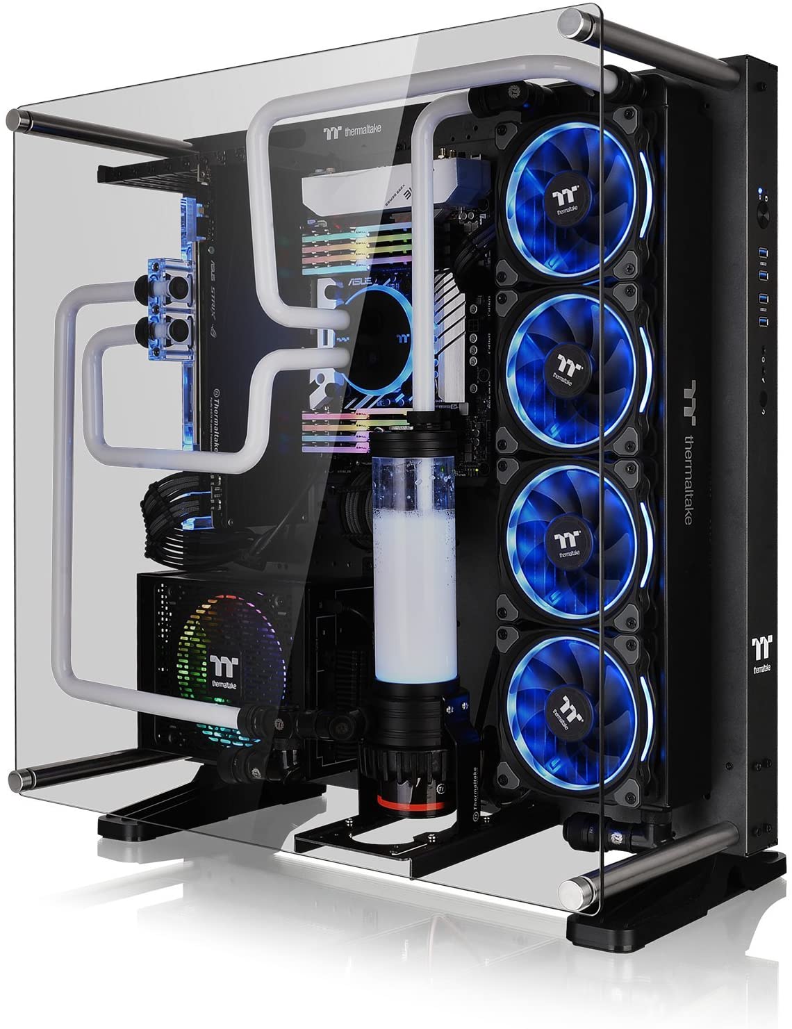 CASE Thermaltake Core P5 Tempered Glass Titanium Edition