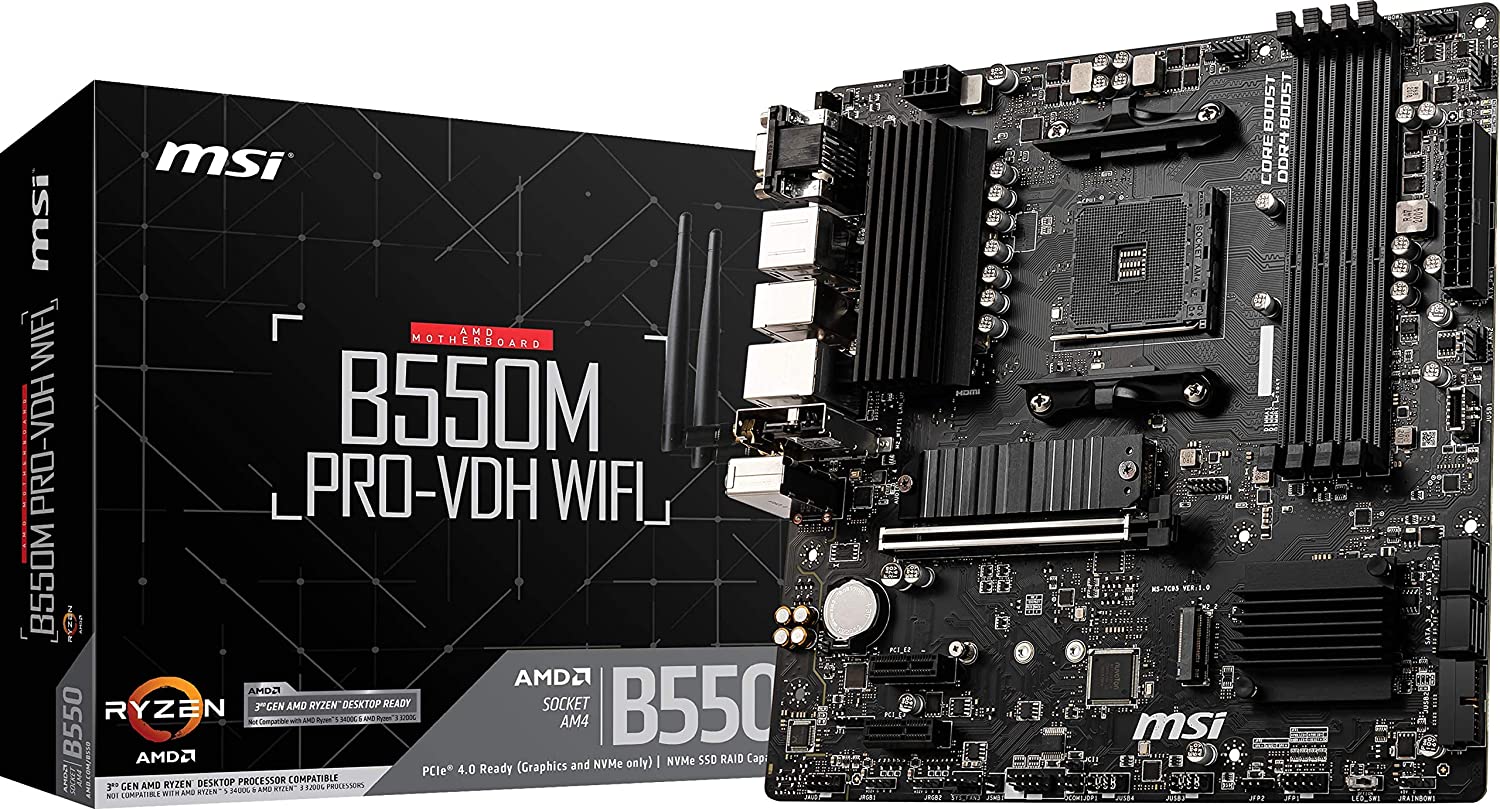 MOTHER BOARD MSI B550M PRO-VDH WIFI