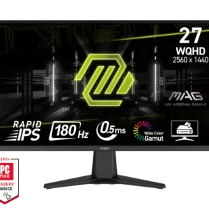 MONITOR MSI MAG 27P 275QF RAPID IPS/180HZ/0.5MS/2K