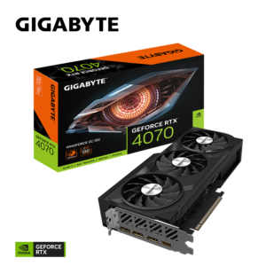 GRAPHIC CARD NVIDIA GIGABYTE RTX 4070 WINDFORCE X3 12G GDDR6